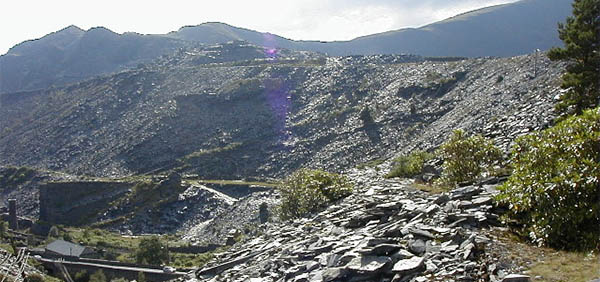 slate mines of blaenau ffestiniog north wales