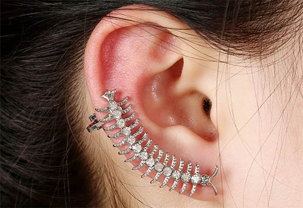 centipede millipede earring