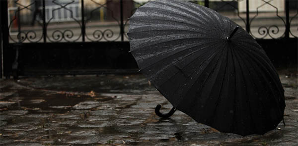 black umbrella spiritual meaning