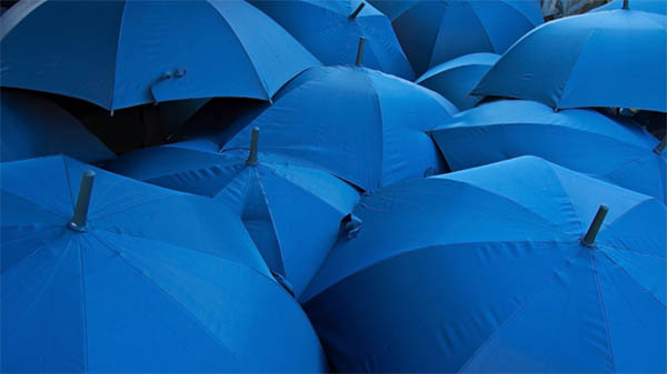 blue umbrella spiritual meaning