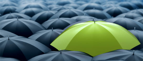 green umbrella spiritual meaning