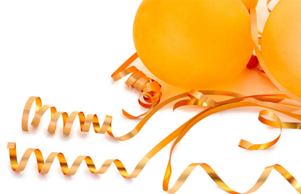 orange party balloon meaning