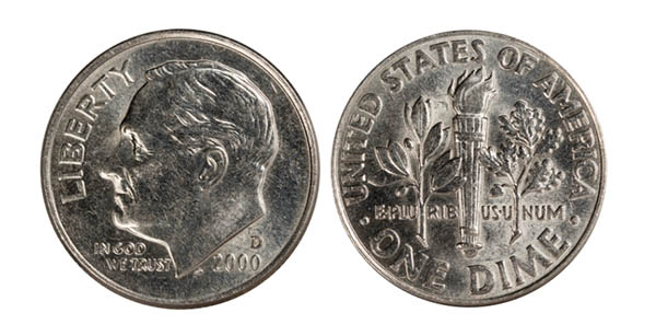 finding a dime spiritual meaning heads or tails